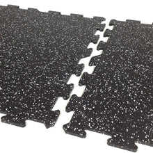 Load image into Gallery viewer, 23" x 23" x 8mm Rubber Interlocking Tiles (4 Pack)