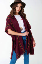 Load image into Gallery viewer, Window Pane Cozy Kimono