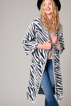 Load image into Gallery viewer, Zebra Printed Cardigan