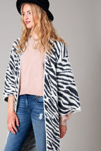Load image into Gallery viewer, Zebra Printed Cardigan