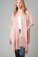 Load image into Gallery viewer, Diamond Texture Woven Kimono