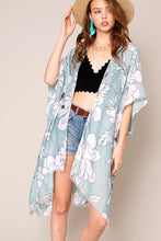 Load image into Gallery viewer, Floral Print Kimono