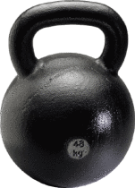 Load image into Gallery viewer, PowerFit Cast Iron Kettlebells-Black-FREE SHIPPING
