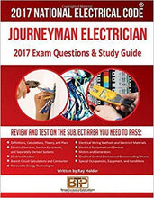 Load image into Gallery viewer, 2017 Journeyman Electrician Exam Questions and Study Guide
