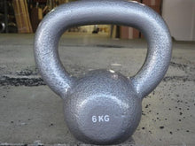 Load image into Gallery viewer, PowerFit Gun Metal Cast Iron KettleBells

