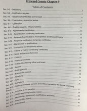 Load image into Gallery viewer, Broward County Code, Chapter 9 - Contractors, 2014
