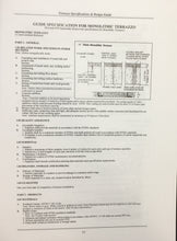 Load image into Gallery viewer, Terrazzo Specifications and Design Guide, 1999
