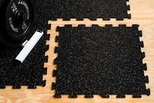 Load image into Gallery viewer, 23" x 23" x 8mm Rubber Interlocking Tiles (4 Pack)
