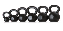 Load image into Gallery viewer, PowerFit Cast Iron Kettlebells-Black-FREE SHIPPING
