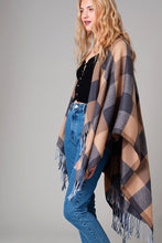 Load image into Gallery viewer, Buffalo Plaid Kimono

