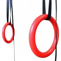 Load image into Gallery viewer, Vinyl Coated Steel Gym Rings-FREE SHIPPING

